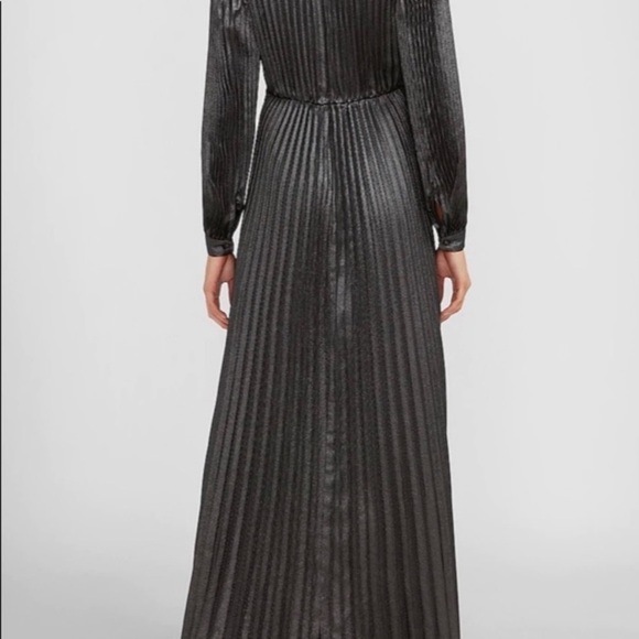 Express long sleeve maxi dress Bridal prom special occasion Long dress NWT - Picture 2 of 8